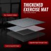 71Cjtt5Sv5L._AC_SL1500_.jpg SUPERJARE 0.79'' Extra-Thick Exercise Equipment Mats, 12 Pcs 48 Sq Ft Rubber Top Floor Tiles with High Density EVA Foam, Interlocking Gym Flooring for Home Gym, Workout Mat, Black/Blue