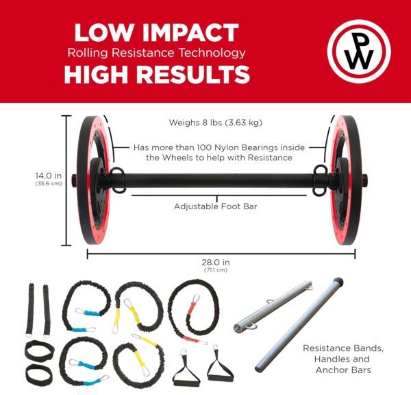 Pilates Wheel Digital for Pilates Workouts - Plus a Nutrition Guide and 15 Online Instructional Videos