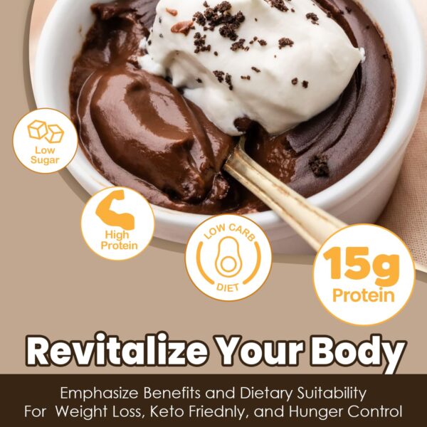 NutriWise - Shake & Pudding | Chocolate | High Protein Diet | Healthy Nutrition | Appetite Control for Weight Loss | Gluten Free - Low Carb - Low Sugar - Low Fat - 7/Box