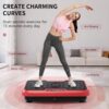 BZK Vibration Plate Exercise Machine, Pro Waver Vibration Plate Platform for Lymphatic Drainage, Helps Weight Loss Shaping Toning & Wellness, Whole Body Shake Workout Equipment for Home Gym
