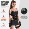 ABS Stimulator Workout Equipment, Ab Machine USB Rechargeable Gear for Abdomen/Arm/Leg, Strength Training Equipment for Men and Women