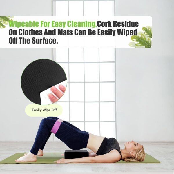 Yoga Blocks Silicone Protective Cover, Premium Silicone Protective Cover for Foam or Cork Yoga Blocks - Eco-Friendly, Non-Slip, Easy to clean | Odorless and Moisture-Proof | Supportive(Without yoga blocks）