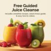 Smart Pressed Juice 7-Day Organic Juice Cleanse | Healthy Detox Program | Vegan Vanilla Protein, Cold-Pressed Green Juice, Beets Juice & Pineapple Chia Cleanse | High Fiber & Vegan
