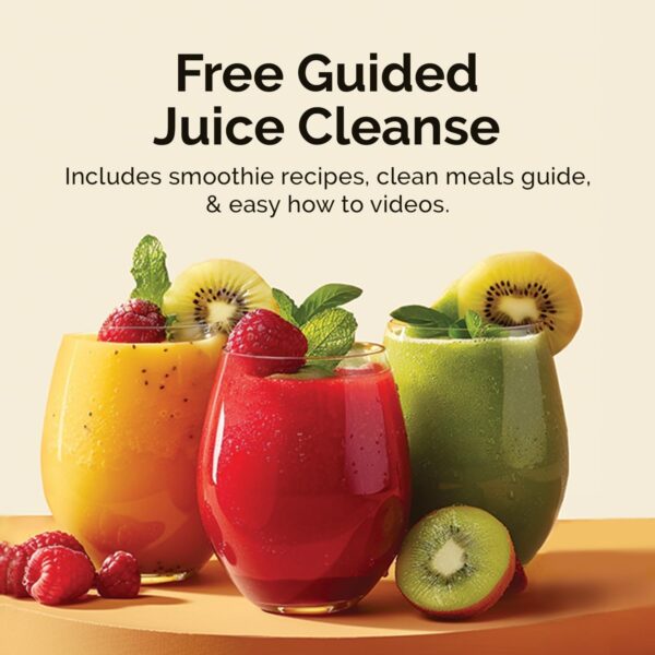 Smart Pressed Juice 7-Day Organic Juice Cleanse | Healthy Detox Program | Vegan Vanilla Protein, Cold-Pressed Green Juice, Beets Juice & Pineapple Chia Cleanse | High Fiber & Vegan