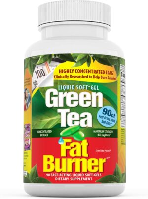 Applied Nutrition Green Tea Fat Burner Liquid Softgels, 90 ct