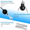 Fitness Cable Pulley System, Gym LAT and Lift Pulldown Machine Attachments, LAT Pull Down Bar Home Workouts Equipments for Biceps Triceps Shoulder Arm Curl Forearm Muscle Strength Exercise
