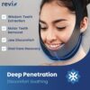 REVIX Wisdom Teeth Ice Pack Head Wrap with 3D Sewing Jaw Ice Pack for Face Oral Surgery Pain Relief for TMJ, Tooth Extraction & Teeth Removed, Extra Snug Fit with 4 Hot Cold Gel Packs Reusable, Black