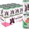 REIGN Storm, Guava Strawberry, Fitness & Wellness Energy Drink, 12 Fl Oz (Pack of 12)