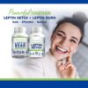 Power By Naturals Leptin Detox & Leptin Burn Supplements | Natural Weight Loss, Appetite Suppressant, Metabolism Booster & Digestive Support | Thermogenic Fat Burner | 60 Count