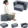 MABOZOO Meditation Chair with Back Support, 3 Shapes Floor Pillow Meditation Cushion Removable Washable for Sitting on Floor