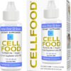 Cellfood Oxygen Boost, 1 fl oz - Liquid Oxygen Supplement for Lymphatic Drainage, Altitude Sickness, Jet Lag, Fatigue, Headaches, Hangovers & Energy - Gluten Free, Cert. Kosher - Makes Over 22 Quarts