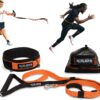 X-PLOSIVE Speed Training Kit / Overload Running Resistance & Release / Harness & Resistance Band, Speed and Agility Equipment for Sprint and Football, Basketball, Soccer / Youth and Adult Ready