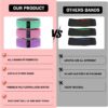 Non-Slip Fabric Resistance Bands for Working Out, Loop Exercise Bands for Booty Leg, Butt, Glute, Stretch Workout Bands for Women & Men, Hip Elastic Bands for Home Gym Fitness, Yoga, Pilates