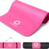 Primasole 1/2 Thick Exercise Mat with Carry Strap & Case Mat for Yoga Pilates Fitness at Home and Gym 72" L x 24" W