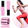 Adjustable Ankle Weights,Wrist Weights for Women & Men,Set of 2 (1Lb Each),Perfect for Walking,Running,Yoga,Pilates,Gym,Strength Training. Weighted wristbands are designed for home gym workouts