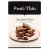 Proti-Thin High Protein Chocolate Wafer Squares, 15g Protein, Low Calorie, Low Sugar, Aspartame Free, Diet Wafer Bars, Healthy Snack, 2 Wafers per Serving, 5 Count Box
