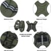 APEXUP Weighted Vest Men 5lbs/10lbs/15lbs/20lbs/25lbs/30lbs Weights with Reflective Stripe, Weighted vest for Women Workout Equipment for Strength Training Running