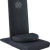 Mindful Modern Folding Pro Meditation Chair - Adjustable Meditation Seat with Back Support and Half Moon Buckwheat Meditation Cushion - Comfortable Mindfulness Living Room Floor Chair