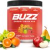 Morning Buzz Energy Drink Powder - Energy Boost Drink Mix - Sugar-Free Energy with Antioxidants - Morning Kickstart and Sports Nutrition Endurance Product - 30 Servings, Fruit Punch, 7.9 Ounces