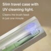SURI Electric Toothbrush—Sustainable Electric Toothbrushes Adults, Slim Sonic Toothbrush & Accessories, 40-Day Battery, Travel Toothbrush with UV Cleaning Case, Ideal Christmas Gifts for Women & Men