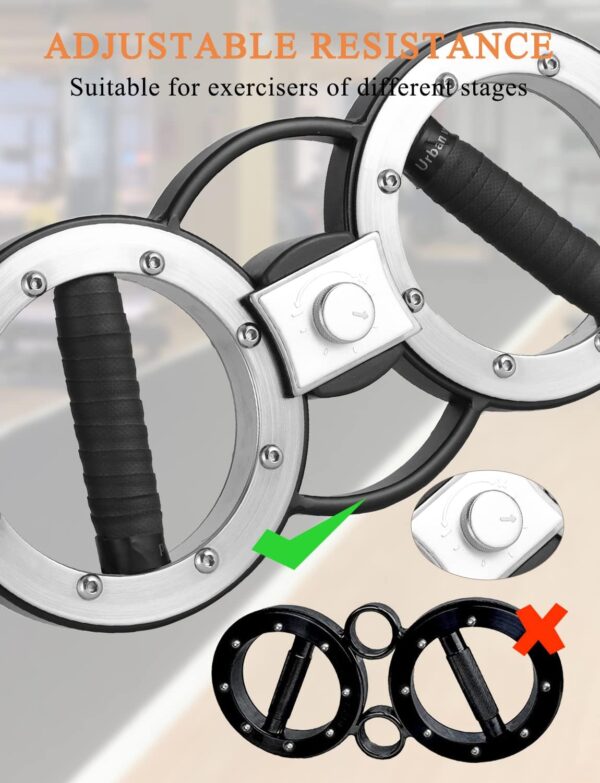 Fitarc 8/12 Pounds Burn Machine, Grip Strength Trainer, Arm Workout Equipment for Men and Women, Multifunctional Hand and Forearm Trainer, Arm and Shoulder Strength Training for Home and Gym Workouts