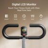 UMAY Squat Machine for Home, Foldable Exercise Equipment, Squat Rowing Machine with 5-Level Adjustable Seat