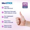WartStick Maximum Strength Salicylic Acid Solid-Stick Common and Plantar Wart Remover 0.2 Oz