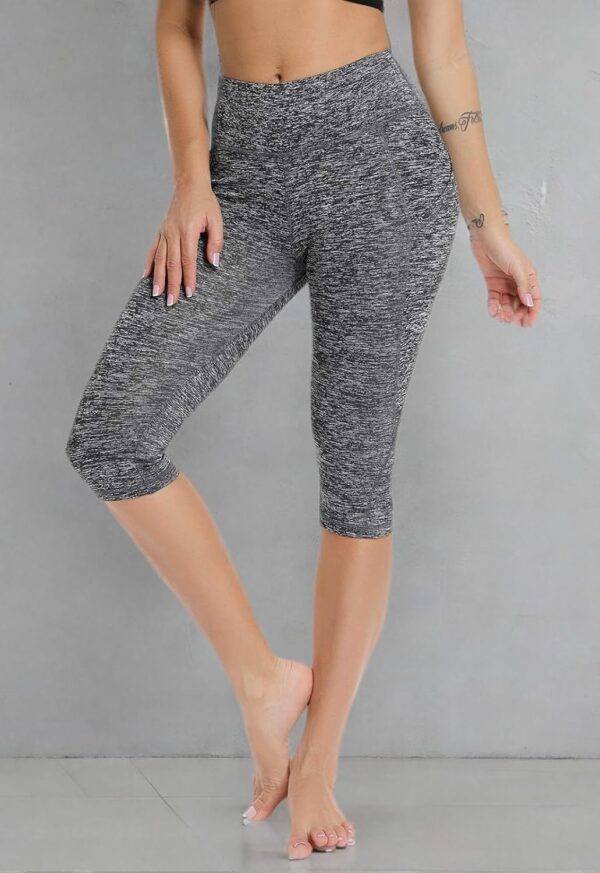 FITTOO Women's Yoga Capris Leggings Pockets Workout Pants