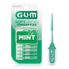 GUM Soft-Picks Comfort Flex, Easy to Use Dental Picks for Teeth Cleaning and Gum Health, Disposable Interdental Brushes with Convenient Carry Case, Dentist Recommended Dental Floss Picks, 80ct (4pk)