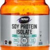 NOW Foods Sports Nutrition, Soy Protein Isolate 20 G, 0 Carbs, Unflavored Powder, 1.2-Pound
