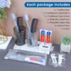 25 Sets Personal Hygiene Kit, Disposable Toothbrushes with Toothpaste Floss Comb Soap and Cover, Toiletry Kits Homeless Bulk for Women,Men,Travel