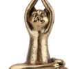 Yoga Cat Statues for Home Decor Accents,Yoga Pose Figurine for Zen Spiritual Bedroom Living Room Office Table Desk Modern Boho Decoration,Meditation Shelf Decor Accents Antique Bronze Gift