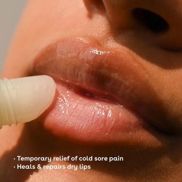 eos Medicated Lip Balm - The Fixer | Lip Care to Repair and Protect Chapped and Dry Lips | Instant Cooling and Pain Relief with Natural Ingredients | 0.35 oz