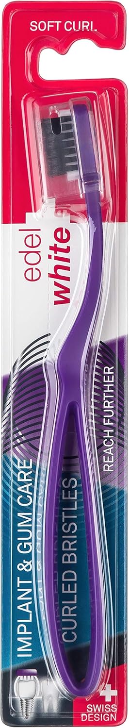 CleanCurl 3D Toothbrush - 3-Sided Toothbrush Ideal for Adults, Kids, Special Needs, Elderly - Soft Bristle Toothbrush Perfectly Cleans Teeth, Implants & Gum Line