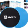 Exercise Core Sliders, Dual Sided Exercise Gliding Discs Use on Carpet or Hardwood Floors, Light and Portable, Perfect for Abdominal&Core Workouts