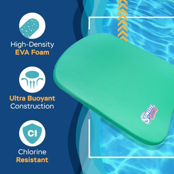 Sunlite Sports Swimming Kickboard - One Size Fits All - A Great Training Aid for Children and Adults