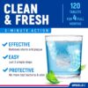 Denture Cleaning Tablets - 120 Retainer Cleaner Tablets for Aligner, Mouth & Night Guard - FSA HSA Approved Products - Dental Cleanser for Nightguard - Fresh in 3 Minute - Denture Cleaner