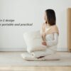 Meditation Cushion,Meditation Pillow and Zabuton 2-in-1 Portable Design(50 * 70CM).