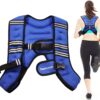 Weighted Vest for Women Men Kids, 6lbs/12lbs/4-10lbs Adjustable Weight Vest with Reflective Stripes, Upgrade Strength Training Vest for Running, Body Workout, Jogging, Cadio, Walking