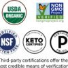 Garden of Life Dr. Formulated Keto Organic MCT Powder - 30 Servings, 6g MCTs from Coconuts Plus Prebiotic Fiber & Probiotics, Certified Organic, Non-GMO, Vegan, Gluten Free, Ketogenic & Paleo