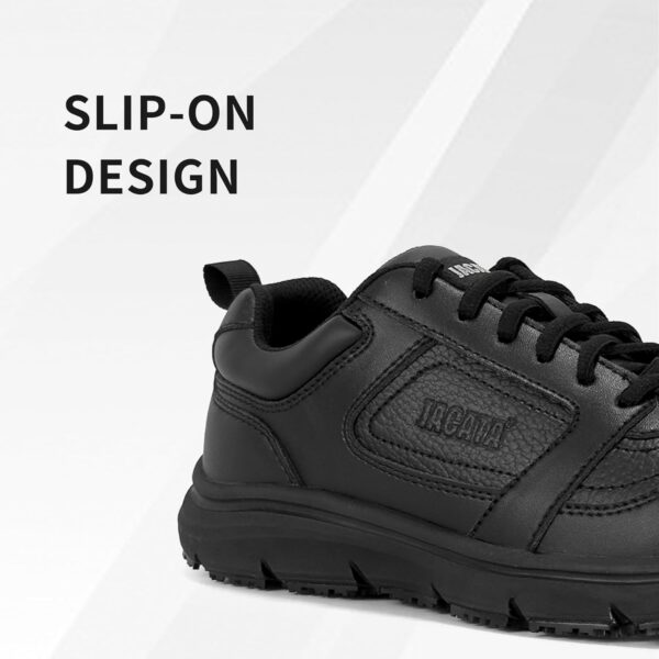 Non Slip Arch Support Work Shoes for Men/Women Food Service Comfortable Chef Walking Shoes Restaurant Kitchen Crews Health Care Sneakers