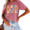 Mental Health Matters Shirt for Women Be Kind Shirt Therapist Shirt Positive Short Sleeve Psychologist Tee Tops
