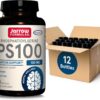 Jarrow Formulas PS100 Phosphatidylserine 100 mg, Dietary Supplement for Brain Health and Cognition Support, 120 Capsules, 40-120 Day Supply, Pack of 12