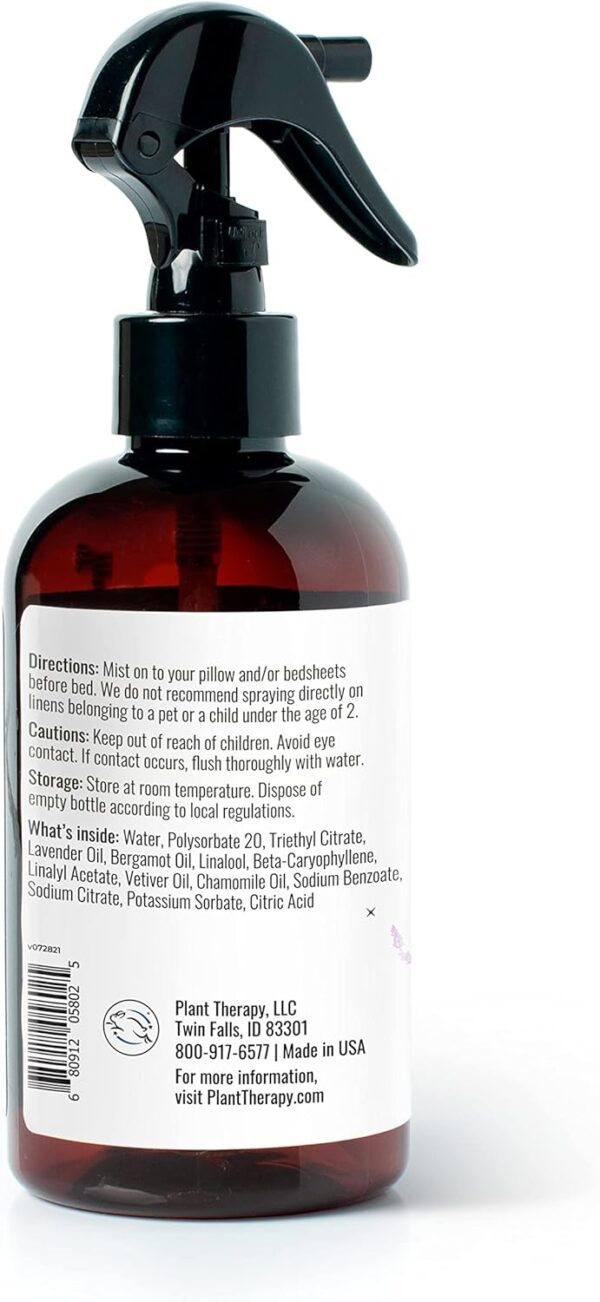 Plant Therapy Blissful Dreams Lavender Pillow and Linen Mist and Room Spray, for Relaxation & Sleep, Powered by Essential Oils Like Lavender & Roman Chamomile, Aromatherapy Sleep Spray, 8 oz