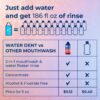 Concentrated Irrigant, Gum Care | Water flosser Rinse & mouthwash| Add to Water Flossers | Fruit Flavor | Pack of 2 = 372 fl.oz | Alcohol Free, Fluoride Free. Made in USA