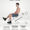 WONDER CORE Pro Max Workout Equipment Home Gym, 4-in-1 Exercise Equipment: Rowing Machine, Leg Press Machine, Ab Glider Machine, Roman Chair, Fitness Equipment for Abdominal & Core Strength Training