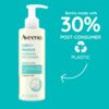 Aveeno Calm + Restore Facial Cleanser for Sensitive Skin, Hydrating Gentle Milky Face Cleanser with Nourishing Oat and Feverfew, Hypoallergenic Formula, Fragrance Free, 7.8 FL OZ
