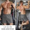 Aolesy Men's Gym Shorts Linerless & Liner - 5" Quick Dry Workout Running Shorts with Zip Pockets Sports Athletic Shorts
