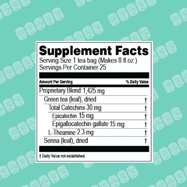 Hyleys Slim Tea Weight Loss Herbal Supplement with Pineapple - Cleanse and Detox - 50 Tea Bags (1 Pack)