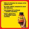 Bragg Energy Apple Cider Vinegar Capsules with B Vitamins - 90 Capsules - Helps Generate Energy at Cellular Level